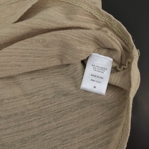 LNA Beige Tan Cutout Lightweight Sleeveless Tank Top Size Medium - Picture 4 of 12